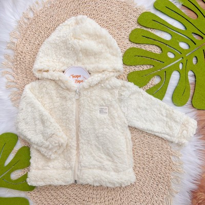 Jaqueta de Pelinho Boys Boys - Off White